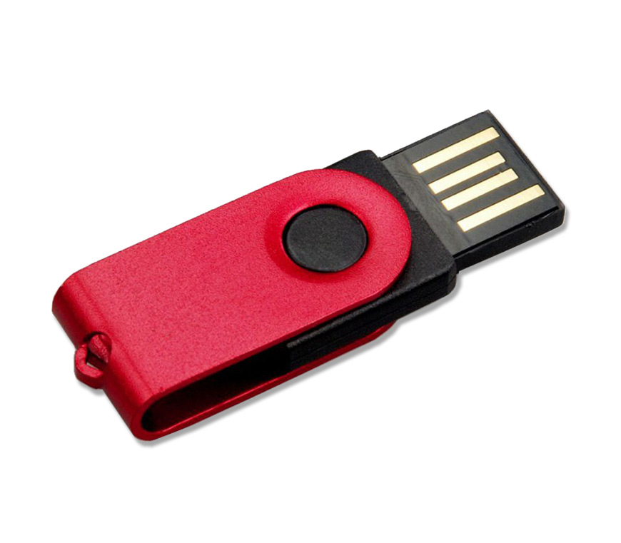 Der Mini USB Stick Flip TWISTER erhältlich in verschiedenen Farben bei Schuler Werbemittel