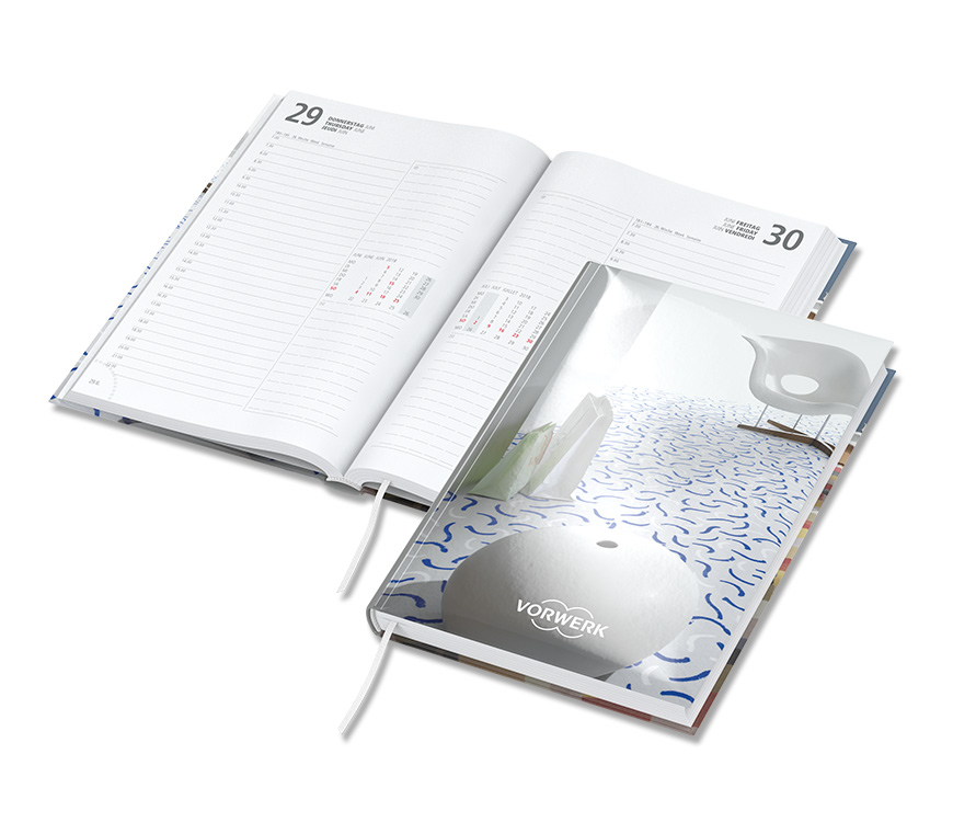 Buchkalender "Image Individuell" 2022 mit eigenen Gestaltungsmöglichkeiten von Schuler Werbeartikel