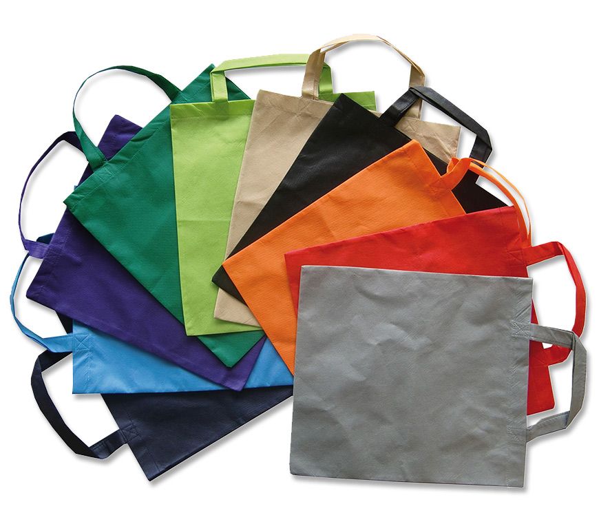 Werbetaschen "PP-Taschen" In vielen Farben aus aus Polypropylen mit kurzen oder langen Henkeln bei Schuler Werbemittel