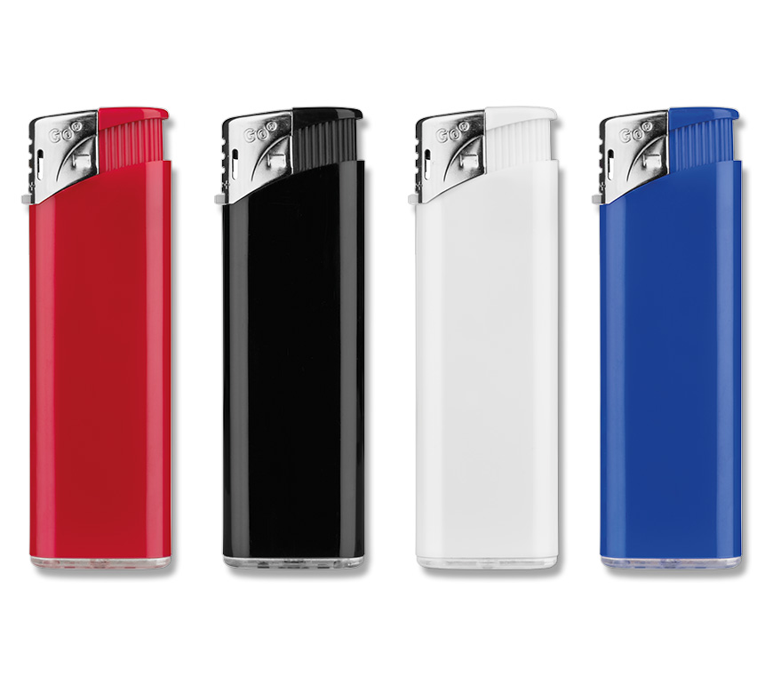 Werbefeuerzeug "Cico" nachfüllbar und erhältlich in 4 verschiedenen Farben bei Schuler Werbegeschenke